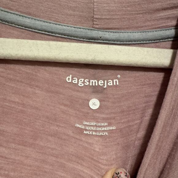 Dagsmejan Nattwarm Sleep Tech Long Sleeve Cowl Neck Top Dusty Pink Size XL - Picture 5 of 7